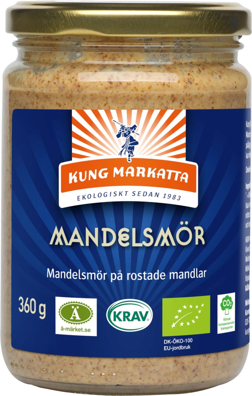 Kung Markatta Mandelsmör Krav 360 g Kung Markatta
