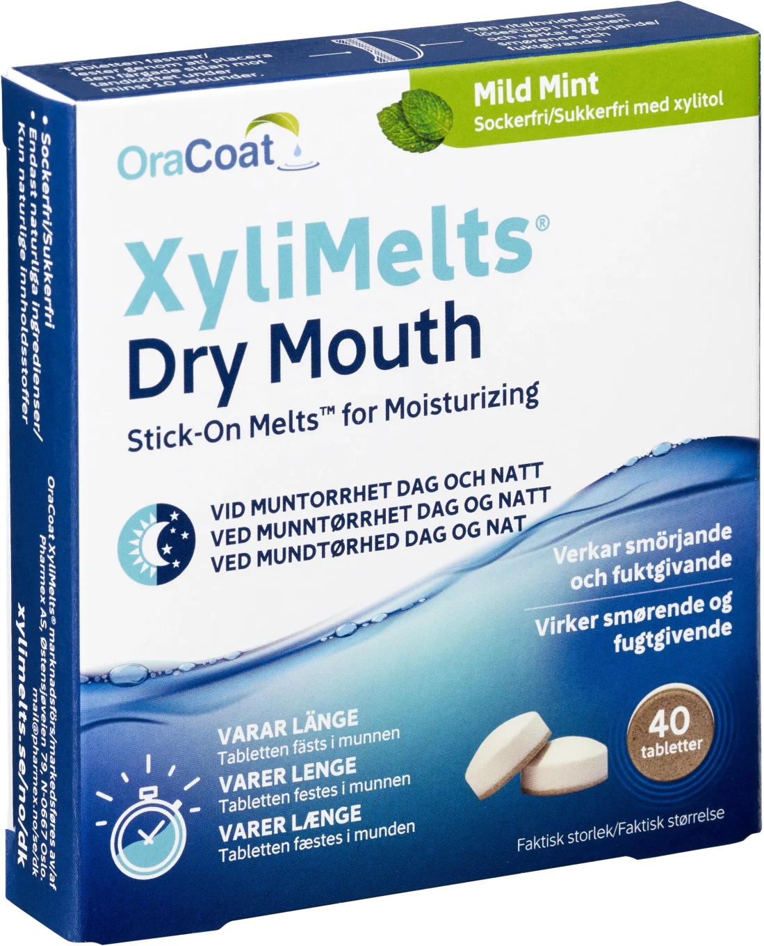 XyliMelts Munfukttablett 40 st XyliMelts