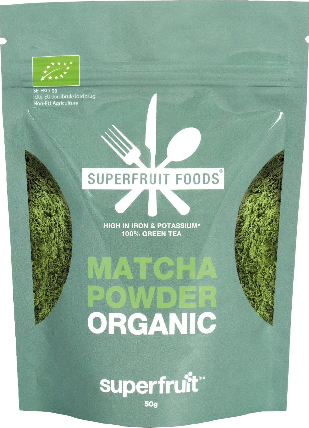 Superfruit Foods Matcha Green Tea Powder EKO 50 g Superfruit