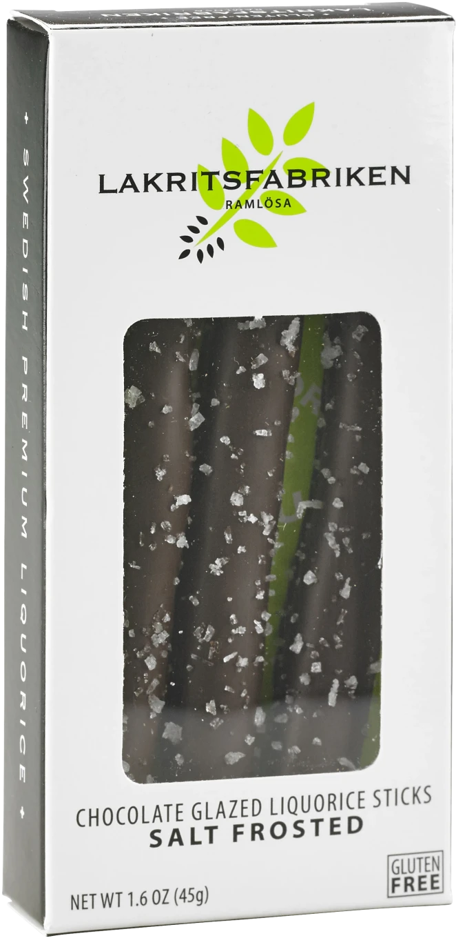 Lakritsfabriken Liquorice Sticks Dark Chocolate & Sea Salt 45 g Lakritsfabriken