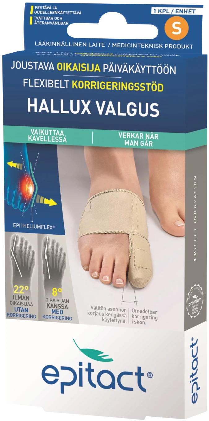 Epitact Flexibelt Korrigeringsstöd 1 st S Epitact