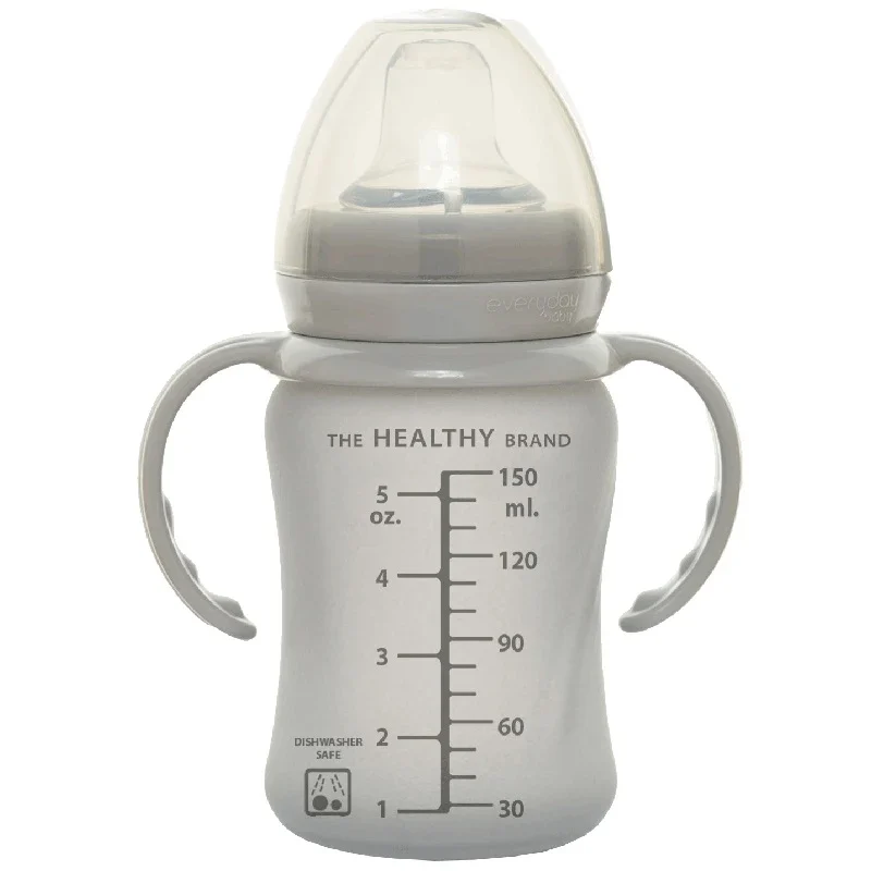 Everyday Baby Pipmugg Glas Healthy + Quiet Grey Everyday Baby
