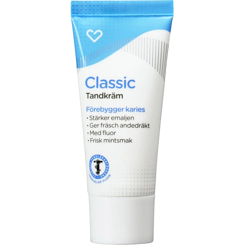 Hjärtats Tandkräm Classic Reseförpackning 20 ml Hjärtats