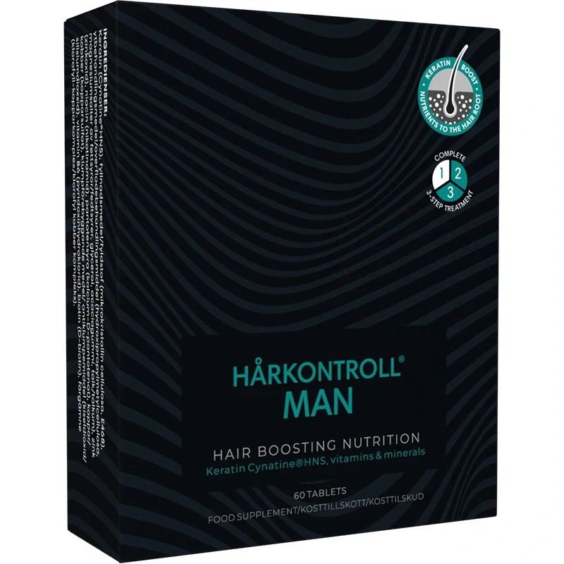 Hårkontroll Man Hair Boosting Nutrition 60 st Hårkontroll