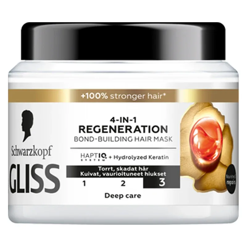 Schwarzkopf Gliss 4-In-1 Regeneration Bond-Building Hair Mask 400 ml Schwarzkopf