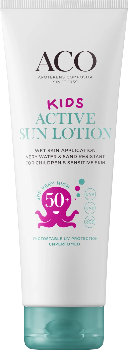 ACO Kids Active Sun Lotion SPF 50+, 250 ml ACO