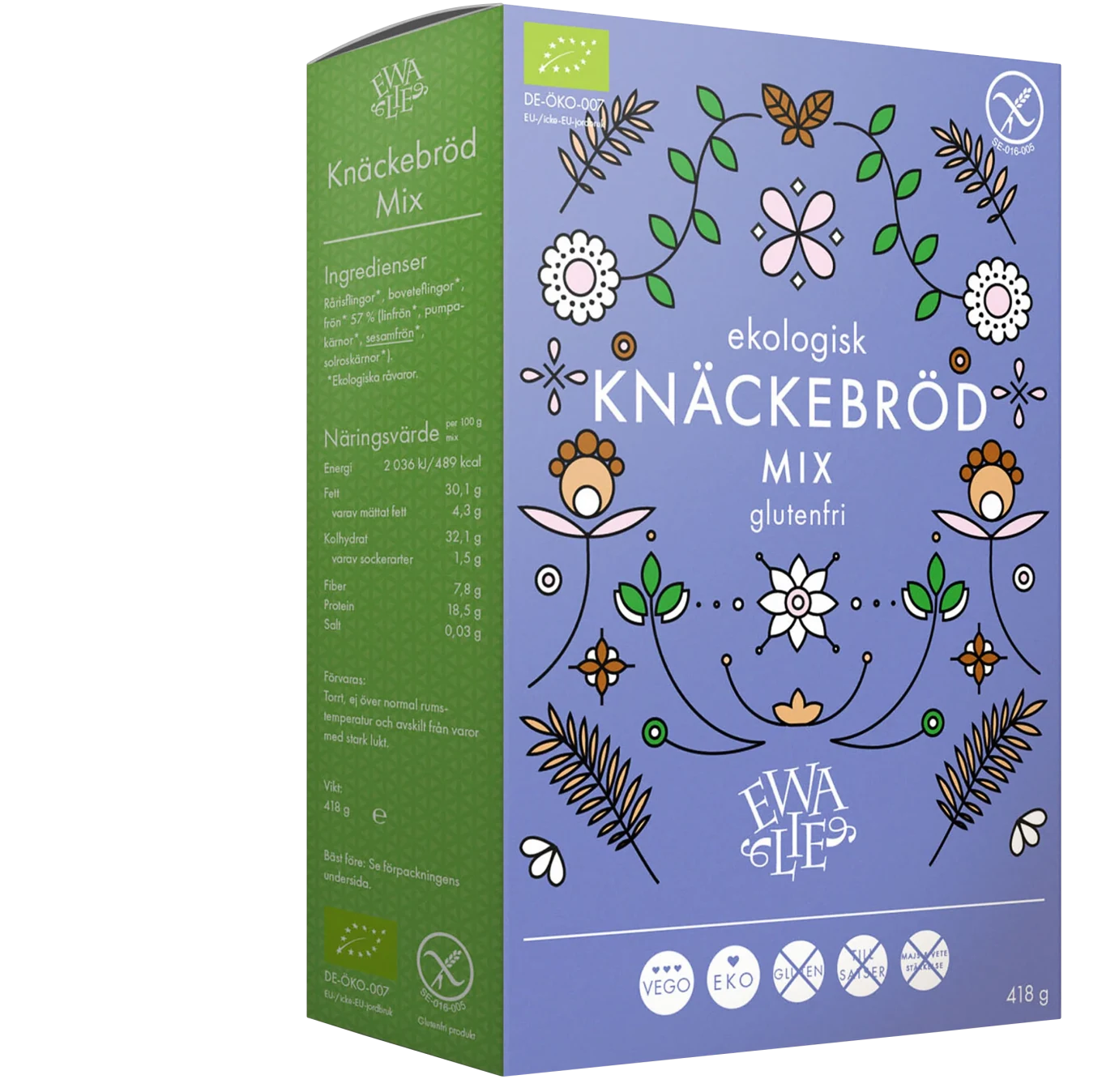 Ewalie Knäckemix Glutenfri 418 gram Ewalie