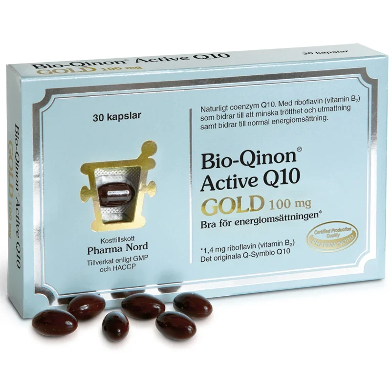 Pharma Nord Bio-Qinon Active Q10 Gold 100 mg 30 st Pharma Nord