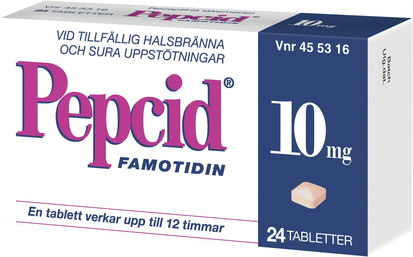 Pepcid tablett 10 mg 24 st Pepcid