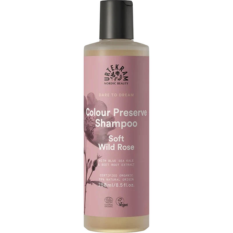 Urtekram Dare To Dream Soft Wild Rose Colour Preserve Shampoo 250 ml Urtekram