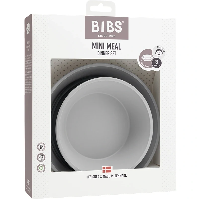 BIBS Dinner Plate Set Cloud Bibs
