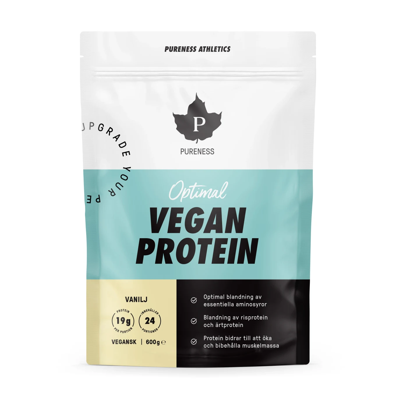 Pureness Athletics Optimal Vegan Protein Vanilj 600 g Pureness