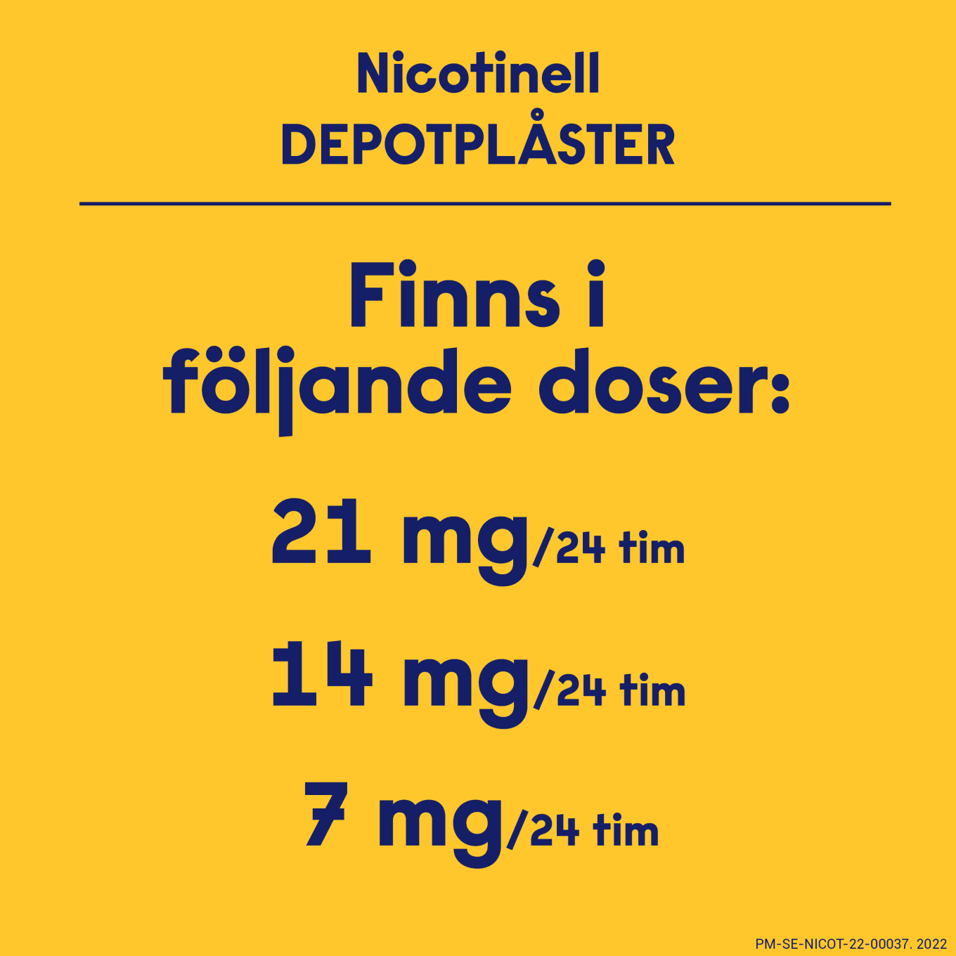 Nicotinell depotplåster 21 mg/24 timmar 21 st Nicotinell