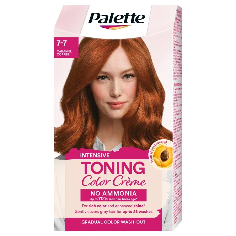 Schwarzkopf Palette Intensive Toning Color Creme 7-7 Caramel Copper Palette