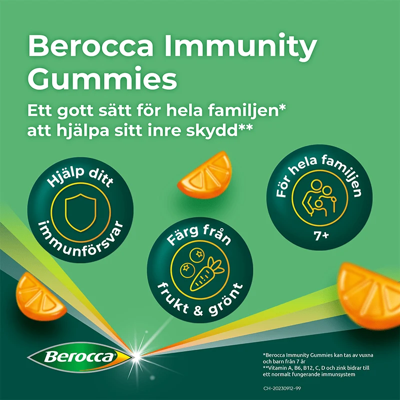 Berocca Immunity Gummies 60 st Berocca