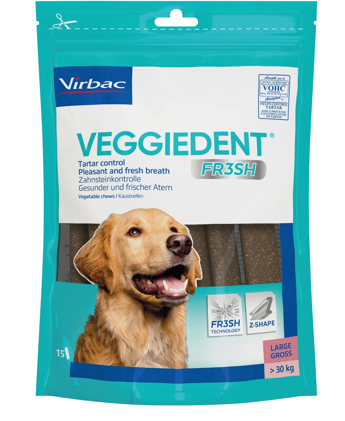 Virbac VeggieDent FR3SH L 15 st Virbac