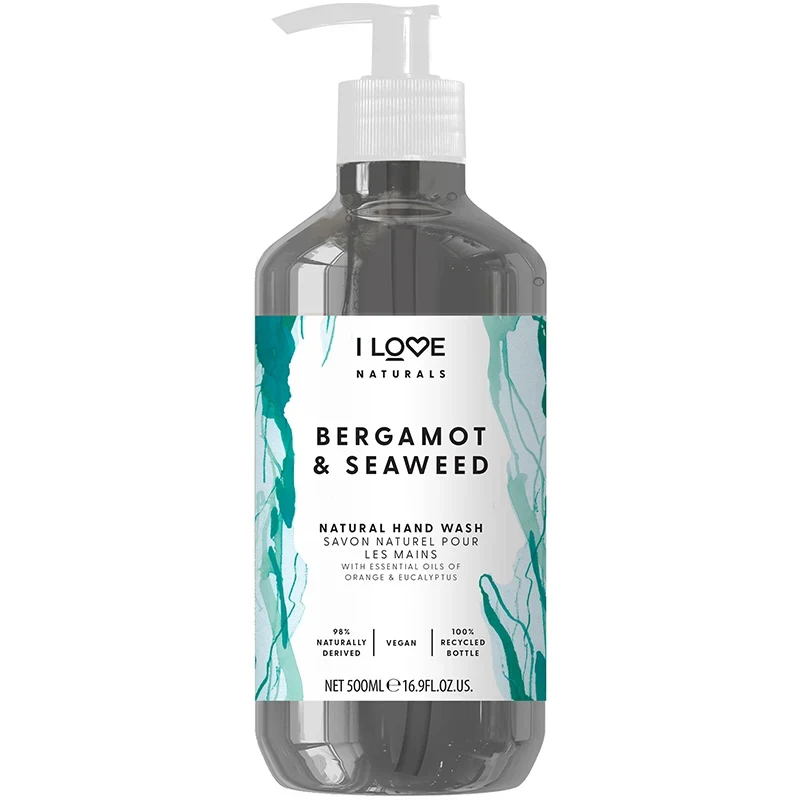 I LOVE Naturals Hand Wash Bergamot & Seaweed 500 ml I Love...