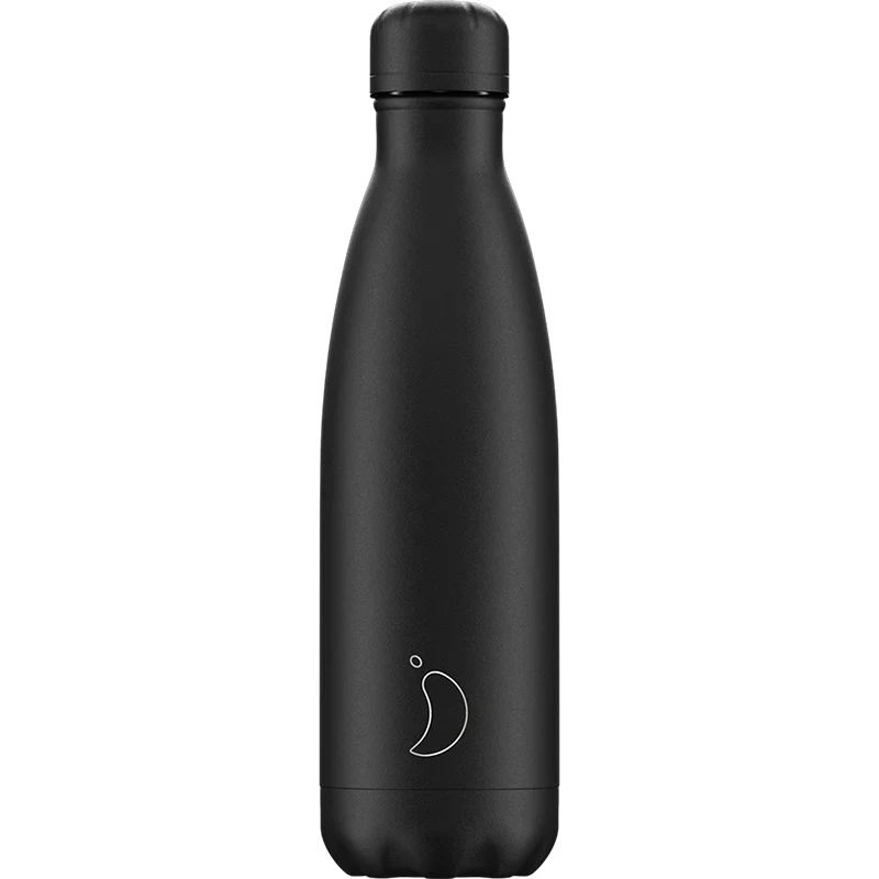 Chilly's Bottle Monochrome All Black 500 ml Chillys