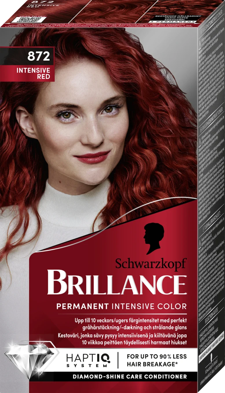Schwarzkopf Brillance Hårfärg 872 Intensive Red Schwarzkopf
