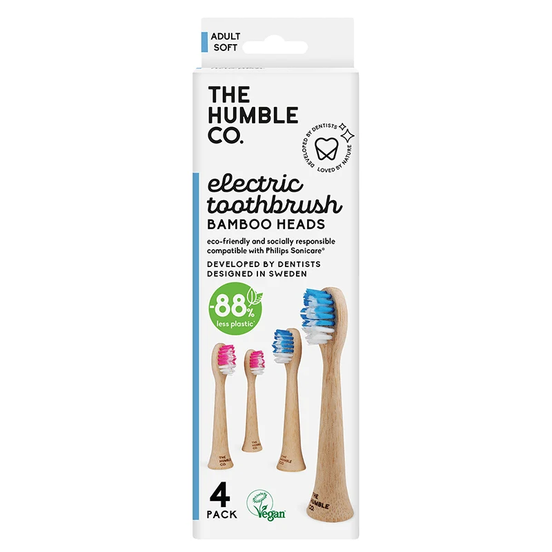 The Humble Co. Power Toothbrush Heads Bambu Soft 4-pack The Humble Co.