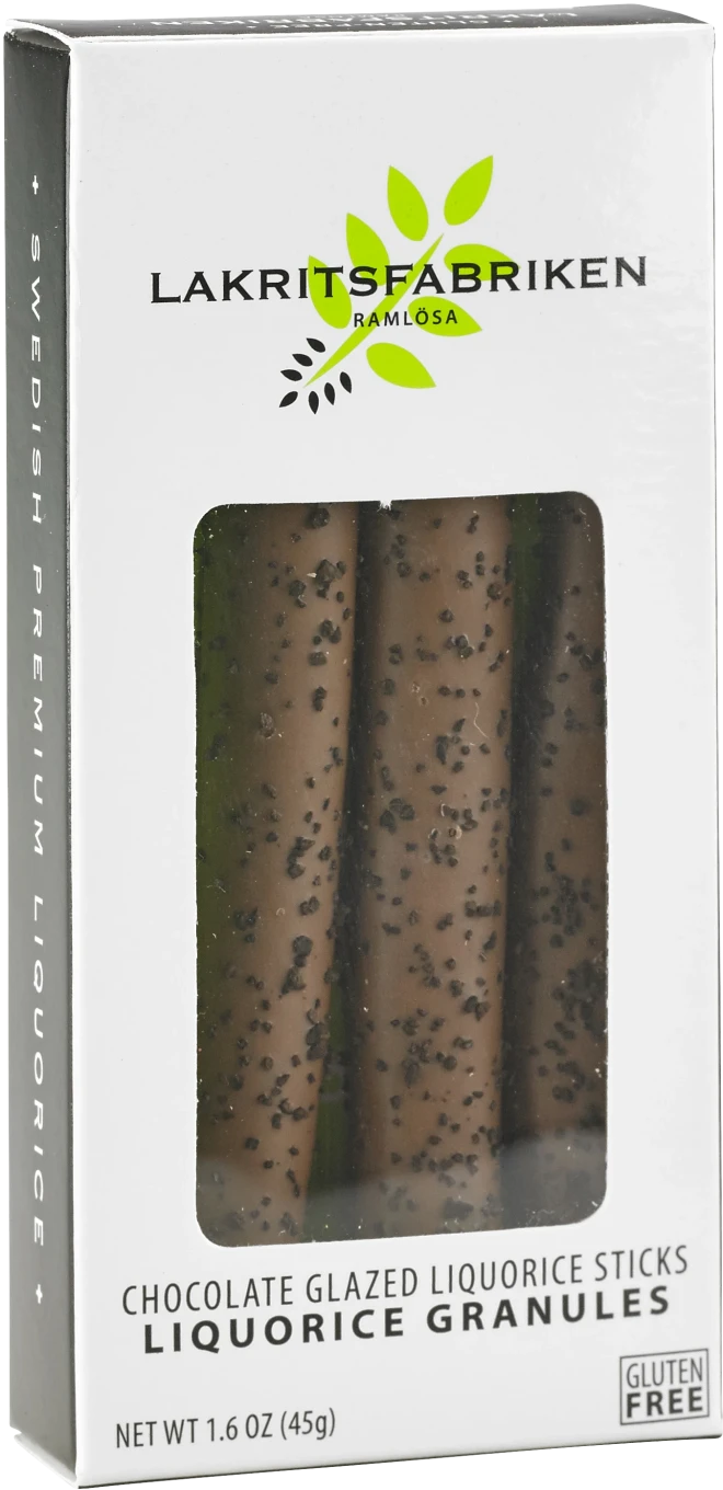 Lakritsfabriken Liquorice Sticks Milk Chocolate & Granul 45 g Lakritsfabriken