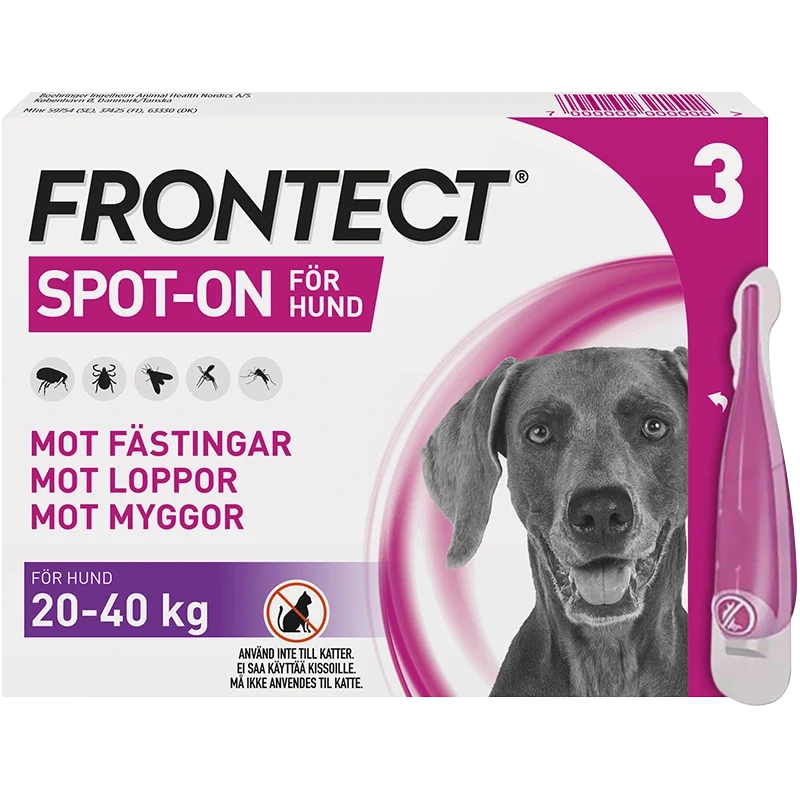 Frontect 20-40 kg Spot-on, lösning Spot-on applikator, 3st (3x4ml) Frontline