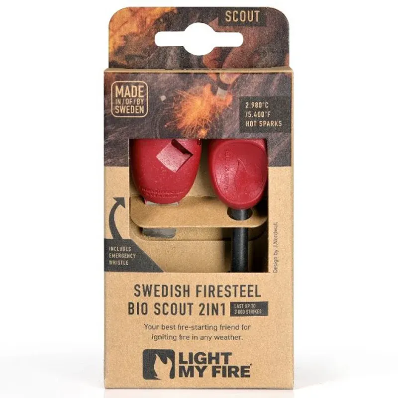 Light My Fire Swedish FireSteel Scout 2in1 Rustyorange Light My Fire