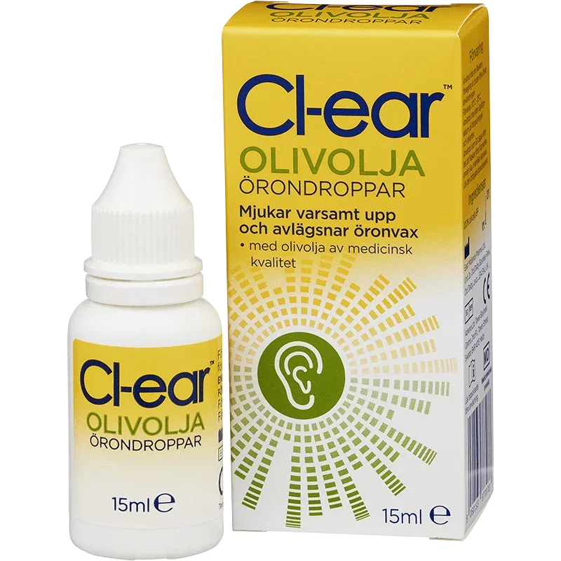 Cl-ear Örondroppar Olivolja 15 ml Cl-ear