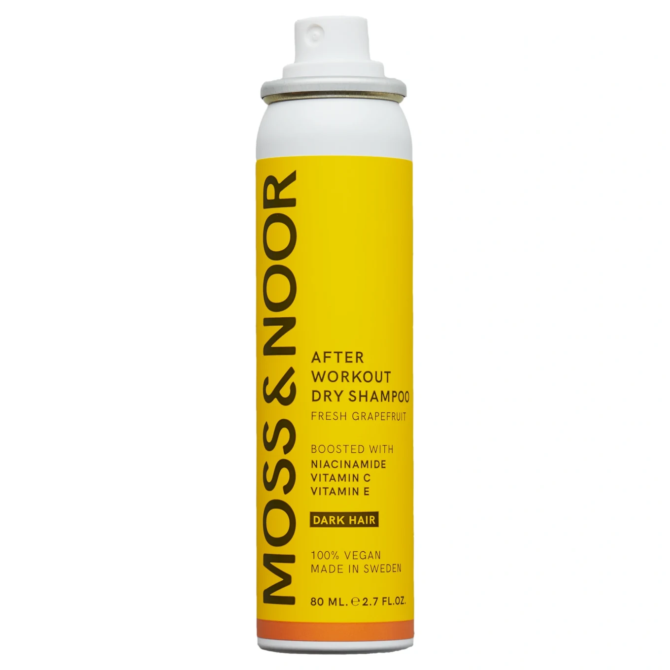 Moss & Noor After Workout Dry Shampoo Dark Hair Fresh Grapefruit 80 ml Moss & noor