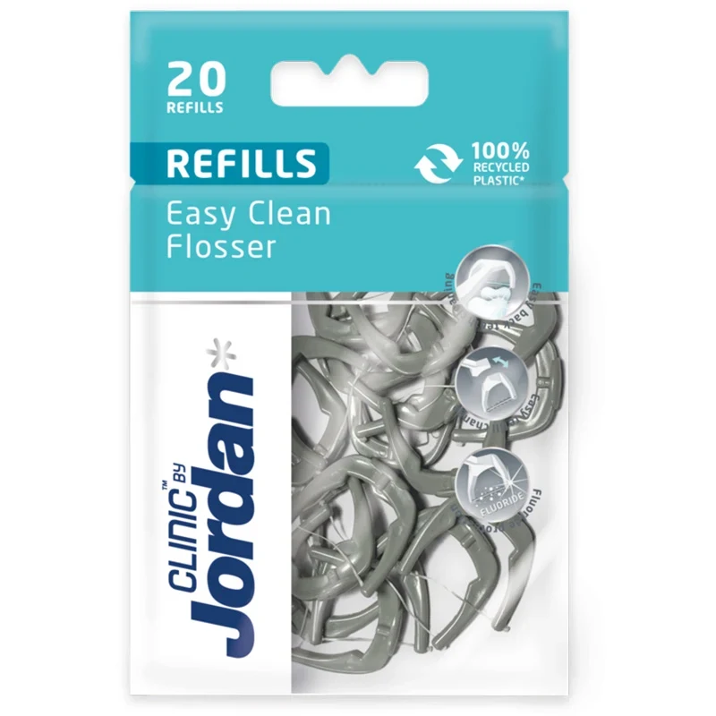 Jordan Clinic Easy Clean Flosser Refill 20 st Jordan