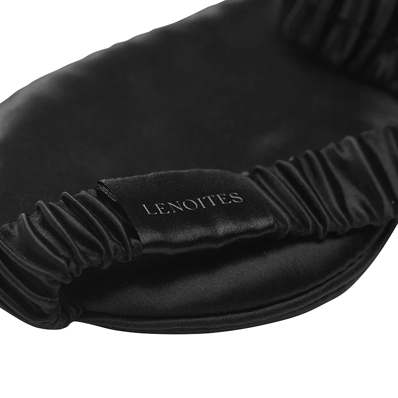 Lenoites Mulberry Sleep Mask Black Lenoites