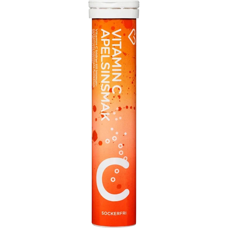 Hjärtats Vitamin C Apelsin 20 brustabletter Hjärtats