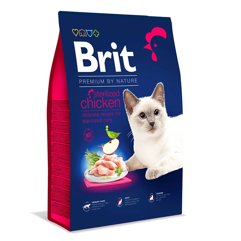 Brit Premium by Nature Cat Sterilized Chicken 8 kg Brit
