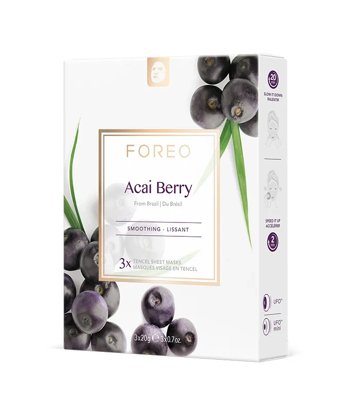 FOREO Farm to Face Acai Berry Sheet Mask 3 st Foreo