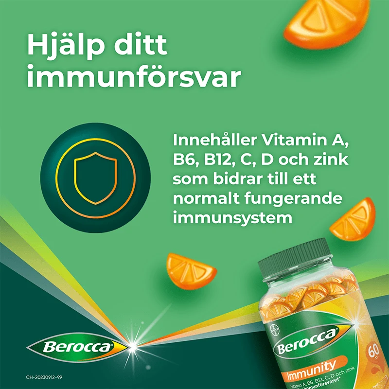 Berocca Immunity Gummies 60 st Berocca