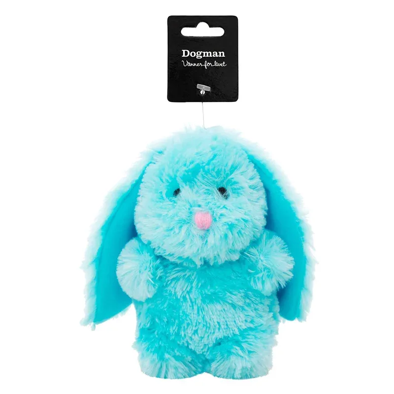 Dogman Hundlek Plysch Kanin Blå Dogman