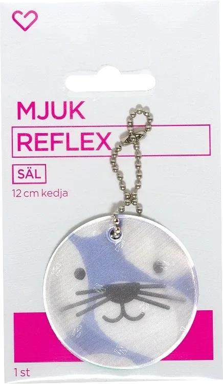 Hjärtats Reflex Mjuk Säl Hjärtats