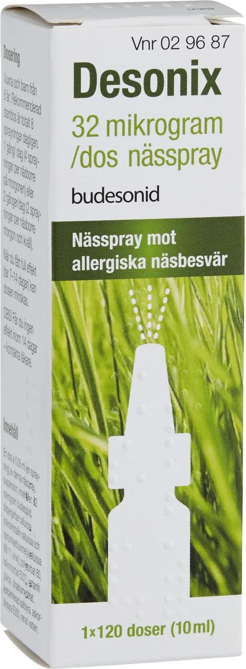 Desonix nässpray 32 µg/dos 120 doser Desonix