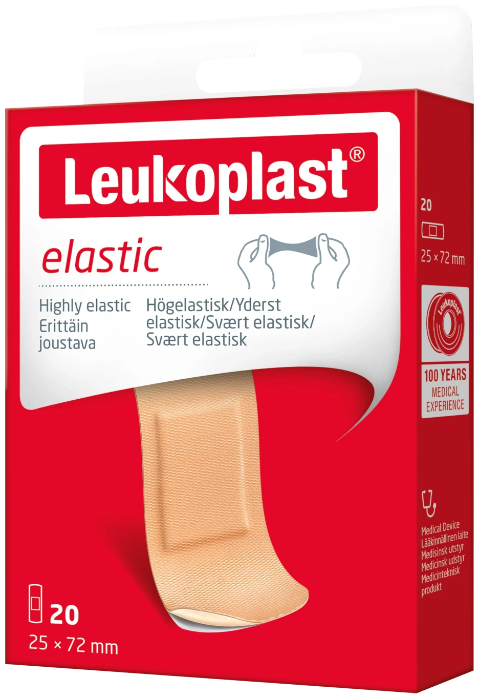 Leukoplast Elastic 20 st 25x72 mm Leukoplast