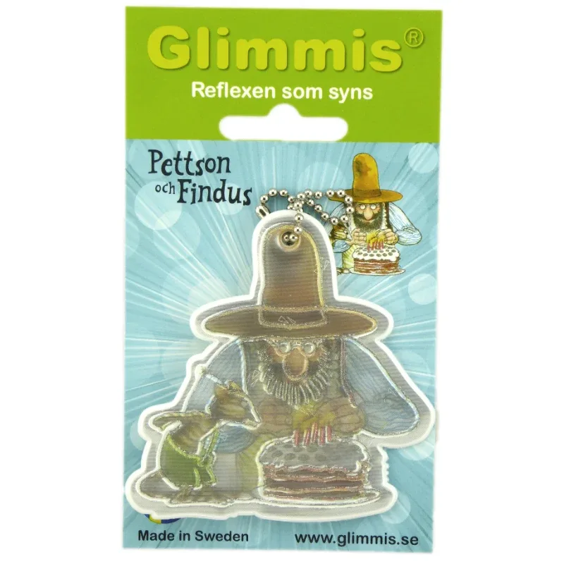 Glimmis Reflex Pettson & Findus Äter Tårta Glimmis