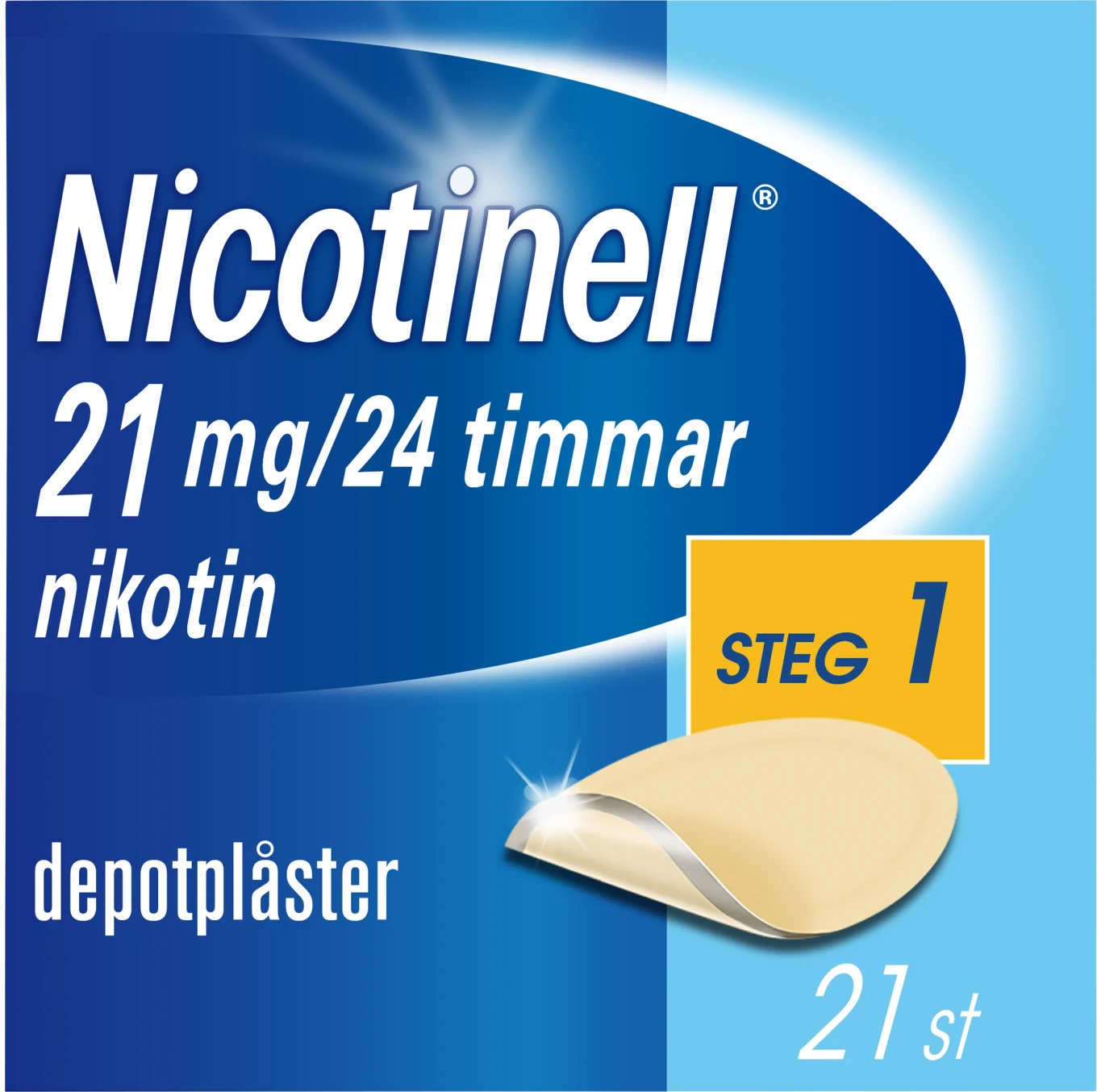 Nicotinell depotplåster 21 mg/24 timmar 21 st Nicotinell
