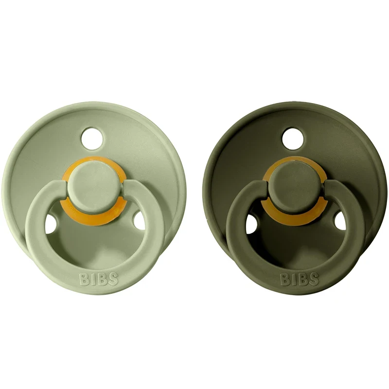 BIBS Napp Sage / Hunter Green 0-6 månader 2-pack Bibs