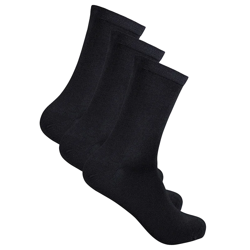 Life Wear Bambustrumpa med Komfortresår 3-pack Svart 40-42 Life Wear