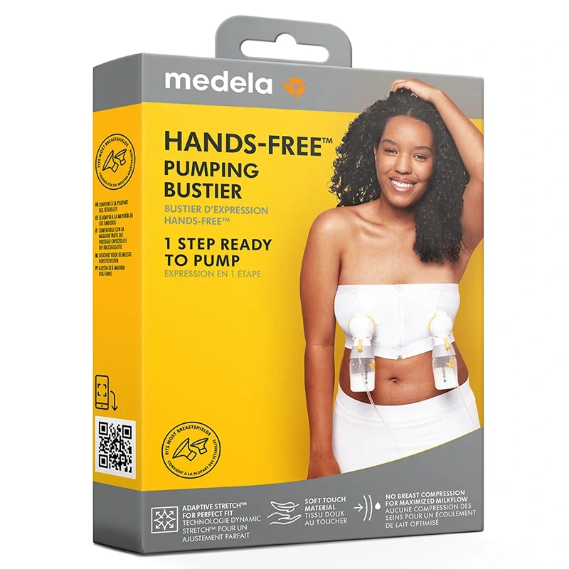 Medela Hands-Free Pumpbustier Svart M Medela