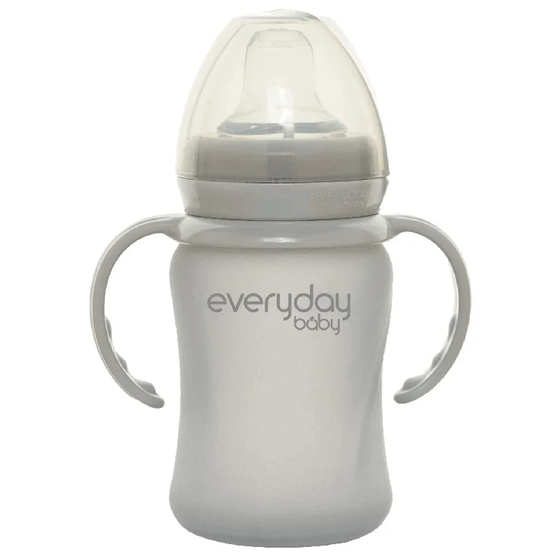 Everyday Baby Pipmugg Glas Healthy + Quiet Grey Everyday Baby