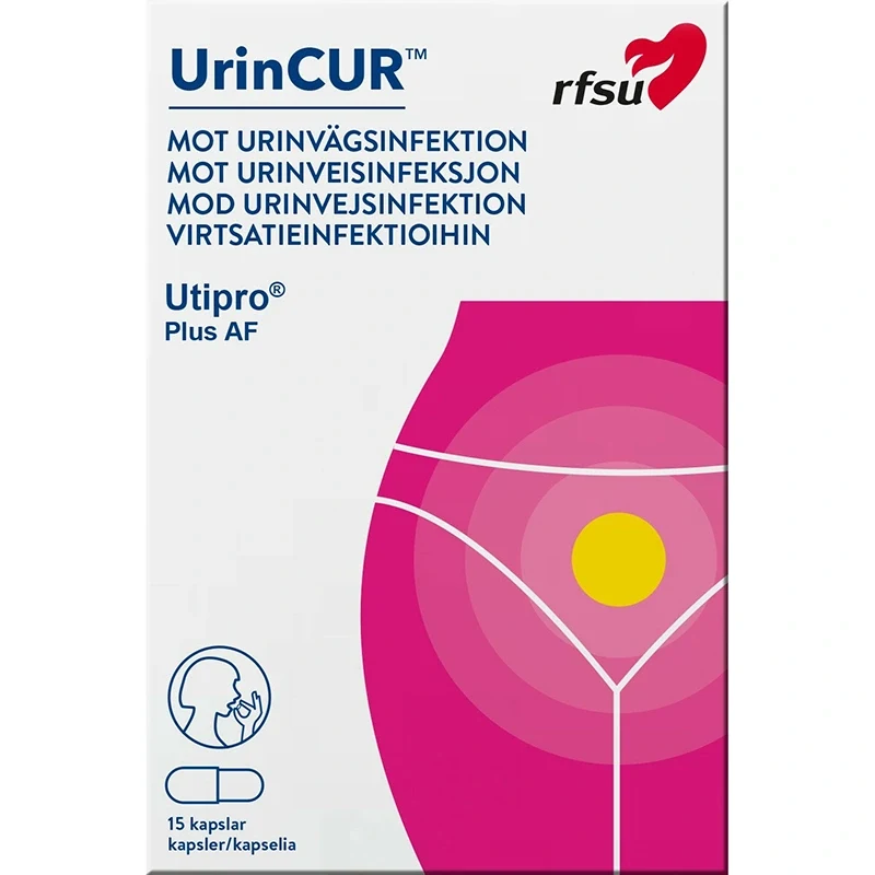 RFSU UrinCUR Utipro Plus AF Mot urinvägsinfektion Kapsel 15st RFSU
