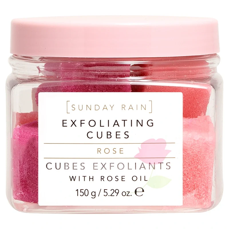 Sunday Rain Rose Exfoliating Cubes 150g Sunday Rain