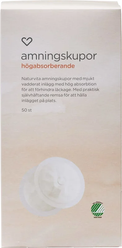 Hjärtats Amningskupor 50 st Hjärtats