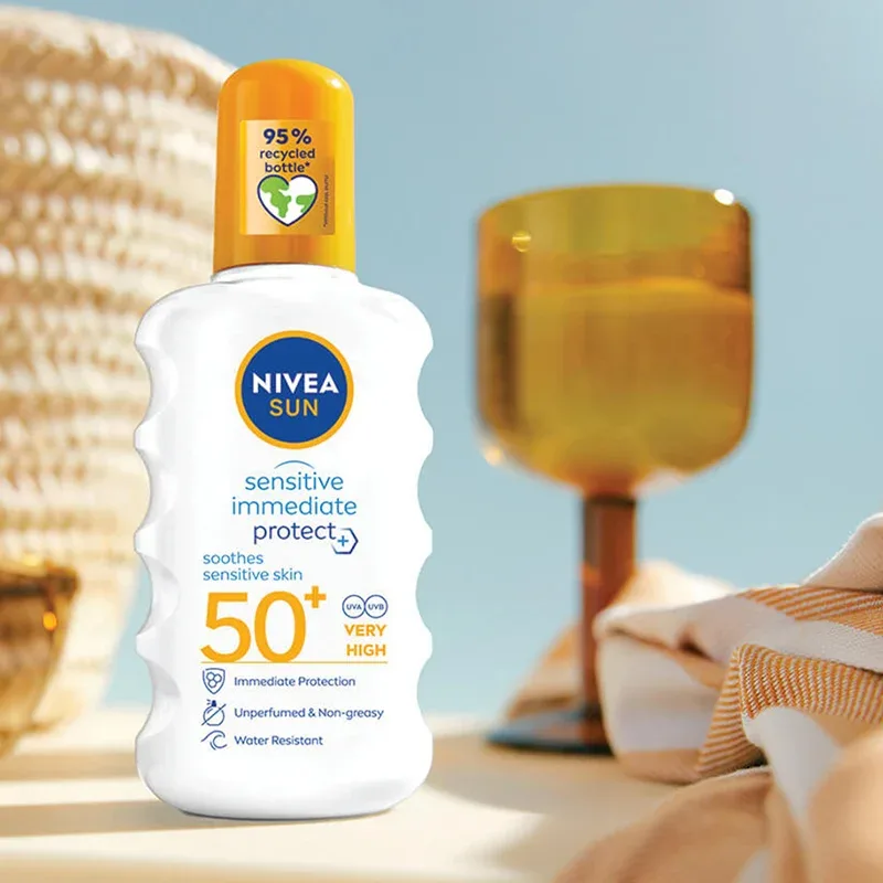 Nivea Sun Sensitive Immediate Protect Soothing Sun Spray SPF 50+, 200 ml Nivea