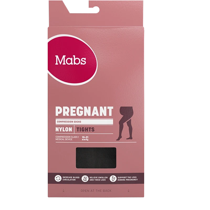 Mabs Nylon Tights Black Pregnant 1 par M Mabs
